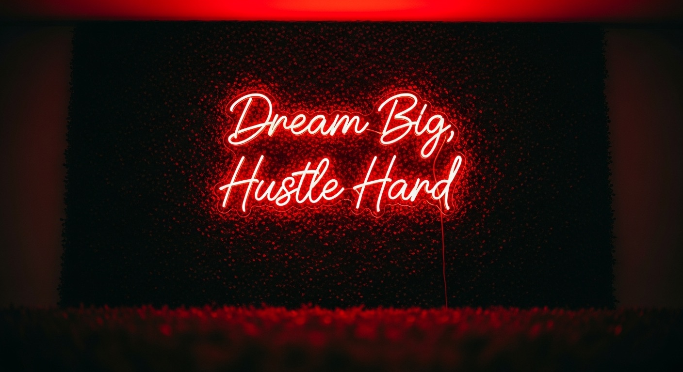 Dream Big Hustle Hard