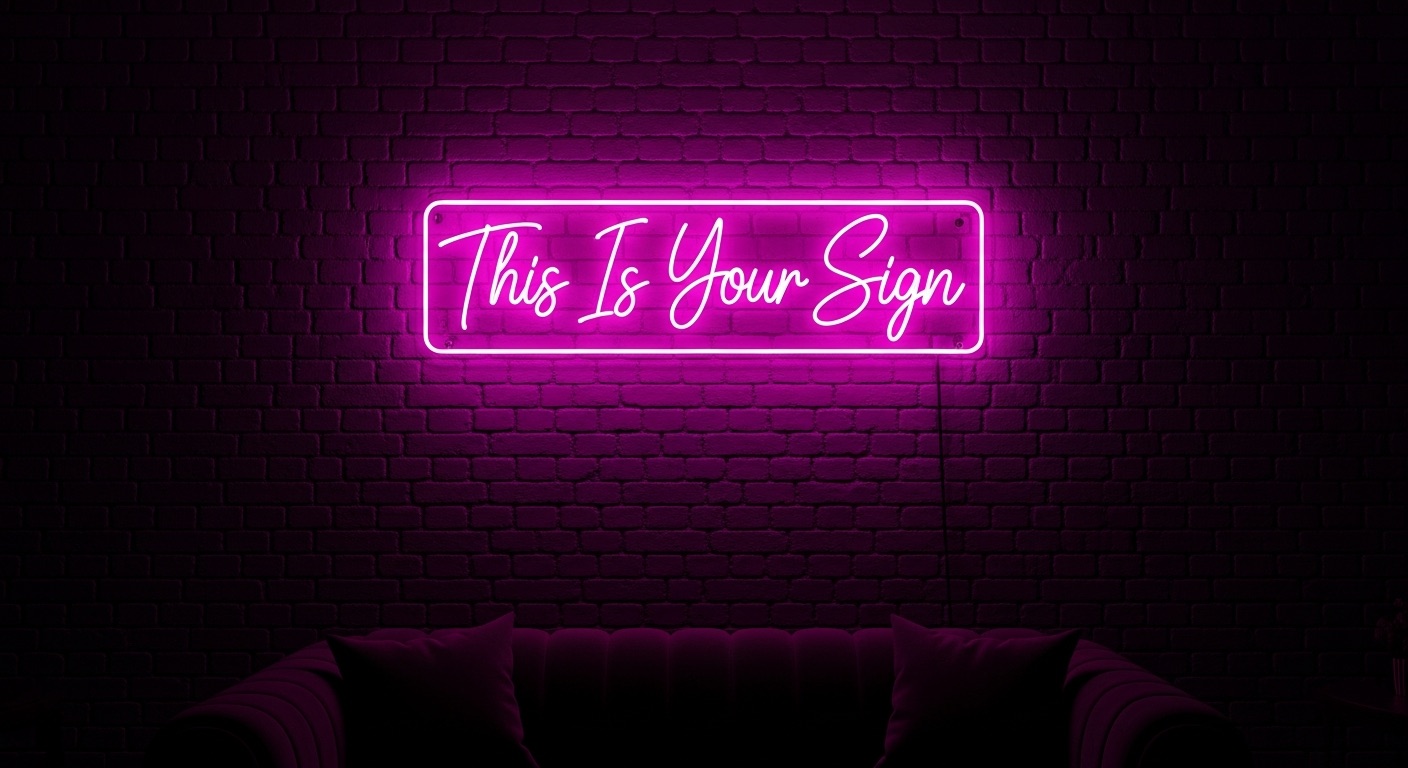This Is Your Sign Pink